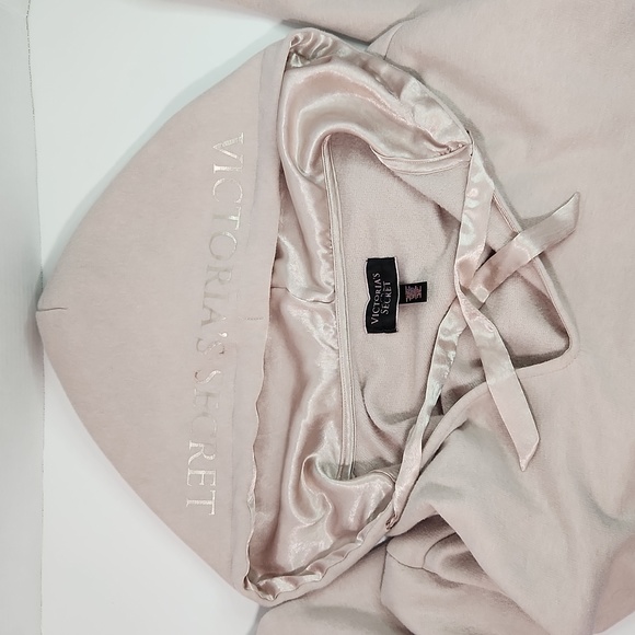 Victoria's Secret Blush Fleece Crop Hoodie (XS) - Picture 9 of 14